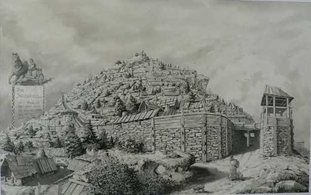 Keltische Festung Steinsburg Oppidum