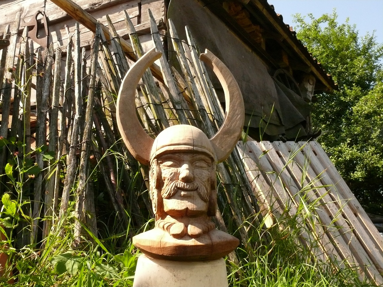 Keltischer Kriegerkopf